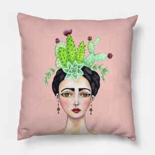 Cacti Crown Pillow