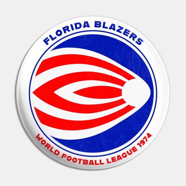 Defunct Florida Blazers WFL Football 1974 Pin by LocalZonly