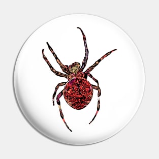 Red Spider Fierce Orb-Weaver Pin