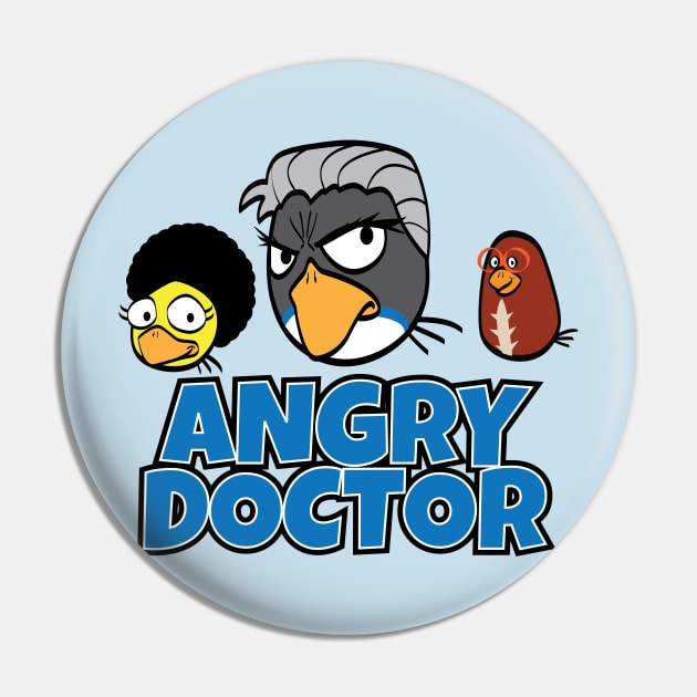 Angry Doctor (Bill & Nardole Version) Pin by MrPandaDesigns