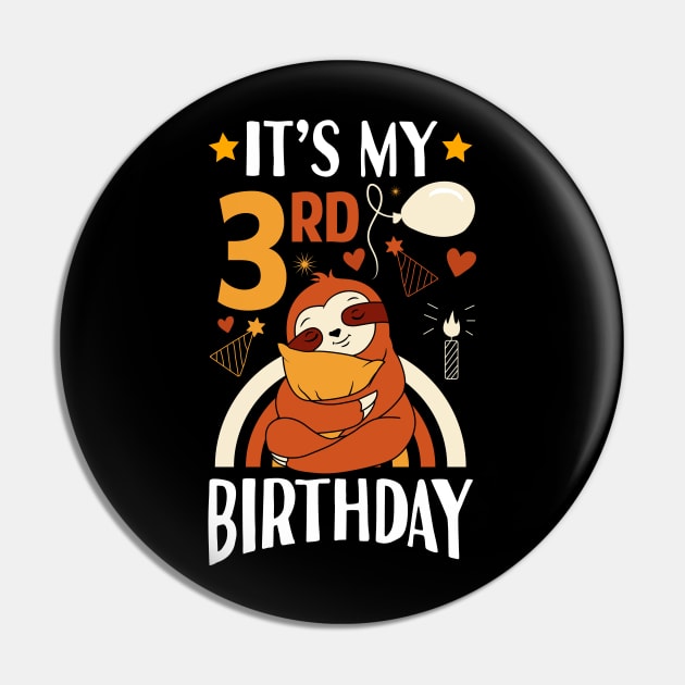 It's My 3rd Birthday Pin by Tesszero