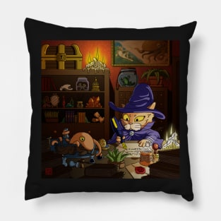 Baz the Cat Wizard Pillow