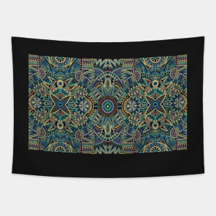 Ethnic pattern pet bandana Tapestry