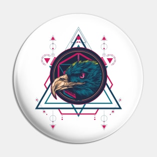 Eagle Sacred Geometry Pin