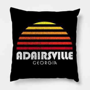 Adairsville Georgia Vacation Sunset GA Pillow