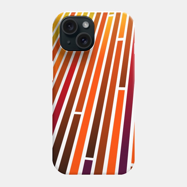 Strip Art Phone Case by designsbycreation