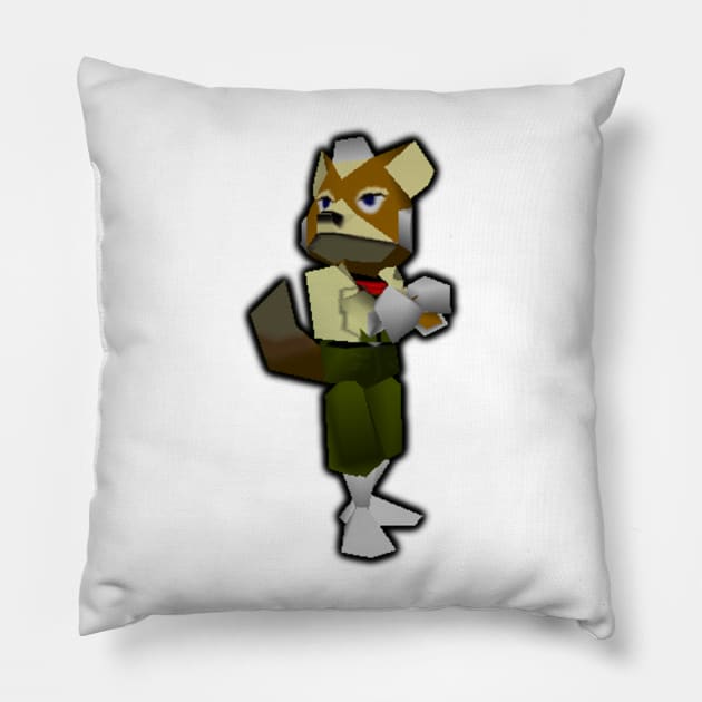 Fox Taunt Pillow by dasit_mane