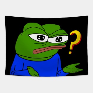 Apu Confused Pepe Tapestry