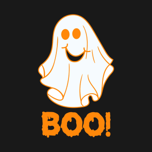 Halloween gift cute ghost smiling T-Shirt