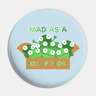 Mad as a box of frogs, cute frogs in a box, green frogs, kawaii frogs fun frogs, frogs, Pin