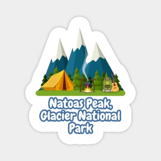 Natoas Peak, Glacier National Park Magnet