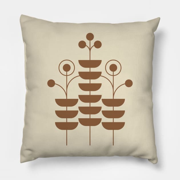 Geometric minimalist nature leaves #9 Pillow by Tuye Project