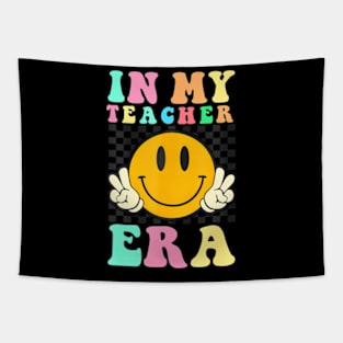 In My Teacher Era Retro Back To School Teacher Student Tapestry