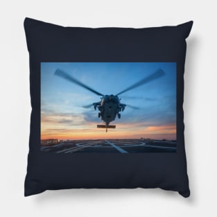 Sikorsky MH-60S Seahawk Helicopter Pillow