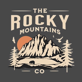 Rocky Mountains Camping T-Shirt