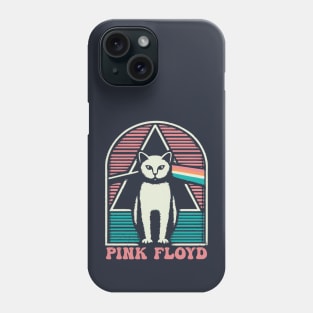 Pink Floyd Cat // 80s Music Fan Art Phone Case