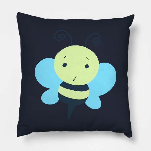 Baby Bumblebee Pillow by saradaboru