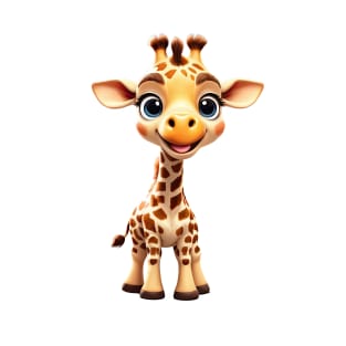 Cute Little animated giraffe T-Shirt