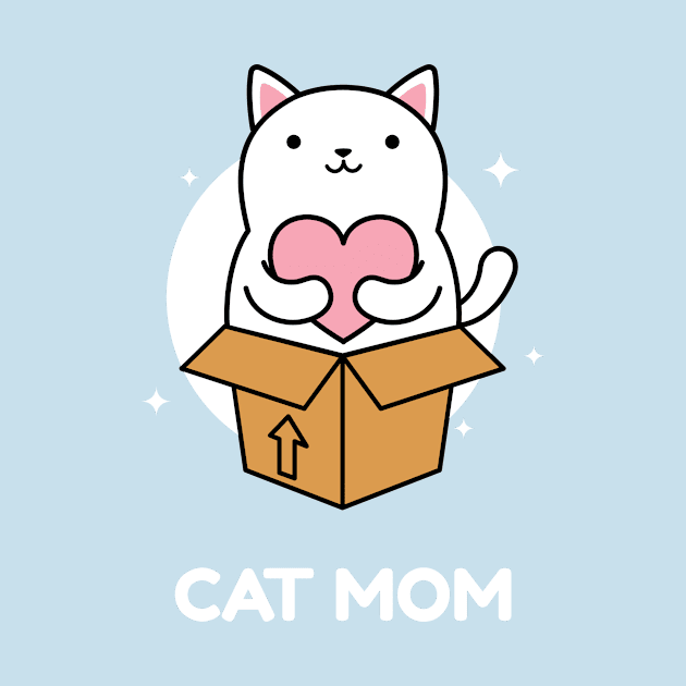 cat mom by WOAT