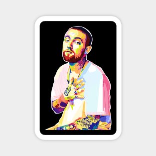 Mac Miller Pop Art Magnet