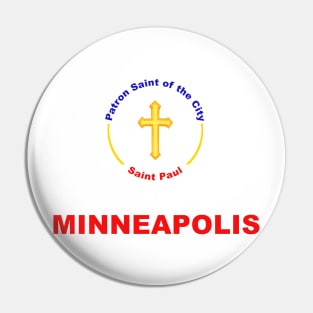 MINNEAPOLIS PATRON SAINT Pin