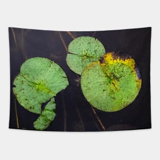 Freckled Water Lillies Photograph Tapestry