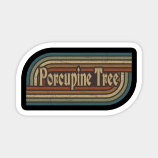 Porcupine Tree Vintage Stripes Magnet