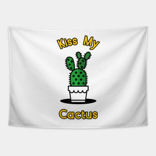 Kiss My Cactus Tapestry
