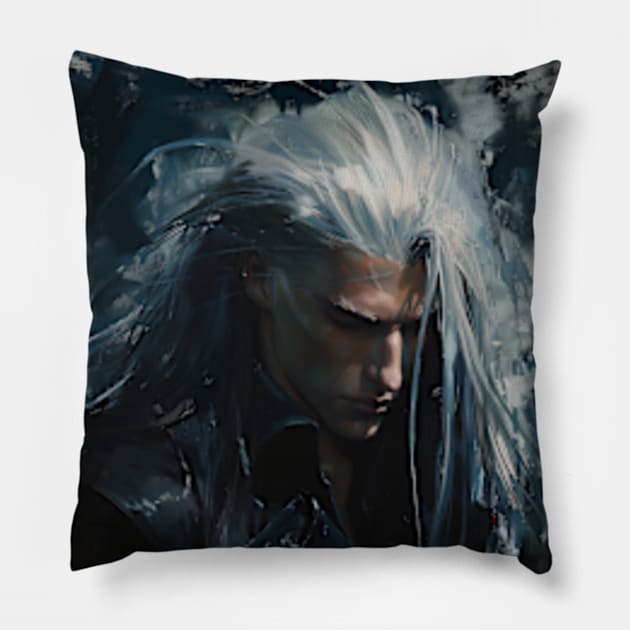 FF7 Rebirth Sephiroth Pillow by peculiarbutcute