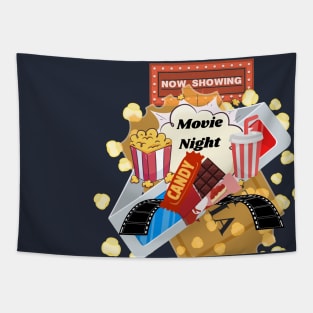 Movie Night Tapestry