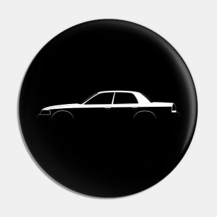 Ford Crown Victoria Silhouette Pin