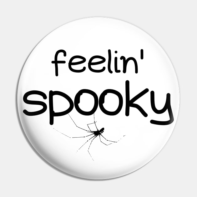 Feelin' Spooky Sketch Font with Creepy Spider Pin by Mia Delilah