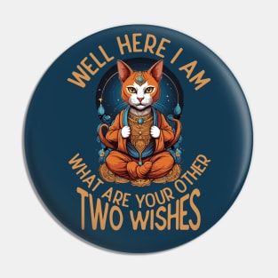 Well Here I Am, What are Your Next Two Wishes Pin