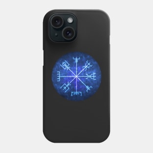 Vegvisir, Icelandic Magical Stave Wrought in Ice Fire Phone Case