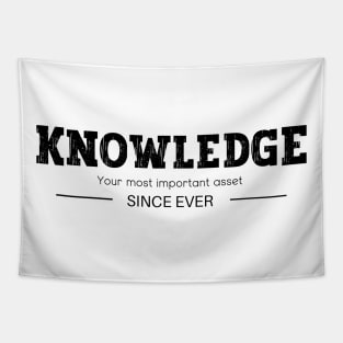 Knowledge - Your Most Important Asset - Since Ever Tapestry