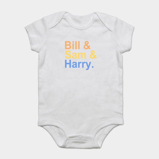 Bill Sam Harry Mamma Mia Baby Bodysuit Teepublic Uk