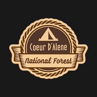 Couer d'Alene National Forest (BB) T-Shirt