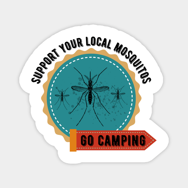 Go Camping Magnet by Not Your Average Store