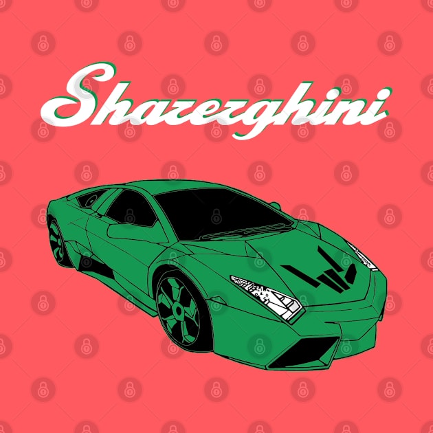 sharerghini green by NewMerch