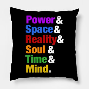 Helvetica Infinity Stones Pillow