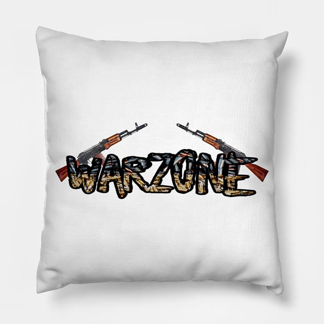 Call of Duty Warzone Pillow by SiciliaAlanovich