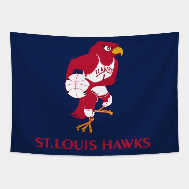 St. Louis Hawks Tapestry by DistractedGeek