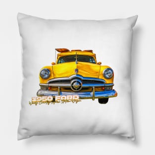 1950 Ford Woody Country Squire Station Wagon Pillow