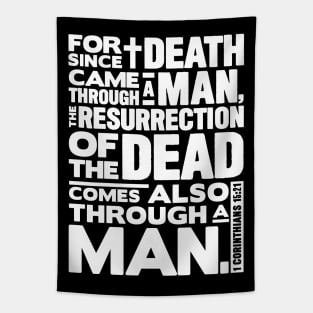 1 Corinthians 15:21 Resurrection Tapestry