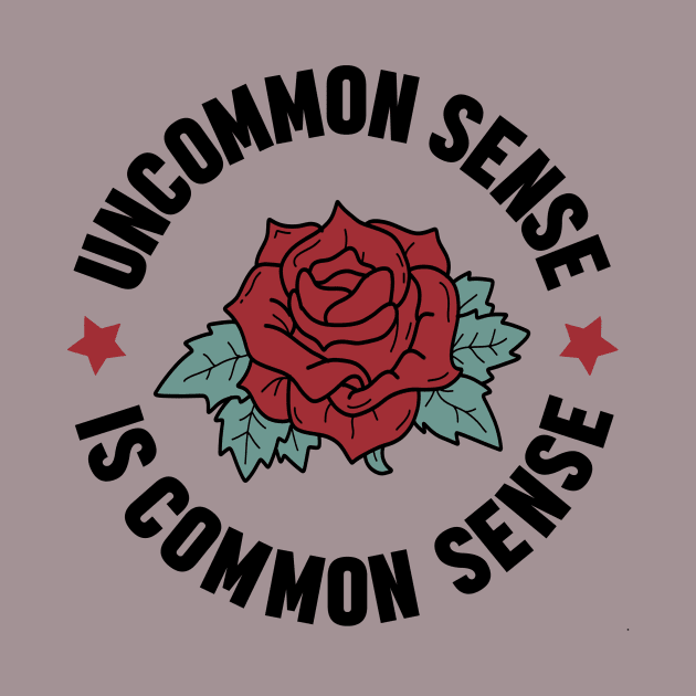 Uncommon Sense Is Common Sense logo Design by Al-loony