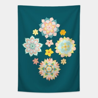 Summer Sunshine Mandalas Tapestry