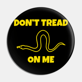 Dont Tread on Me - Line Snake Pin