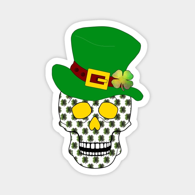 Irish Skull Magnet by SartorisArt1