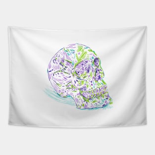 2021 03 skulls human Tapestry