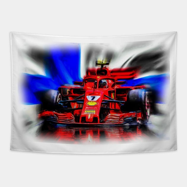 Kimi #7 Tapestry by DeVerviers